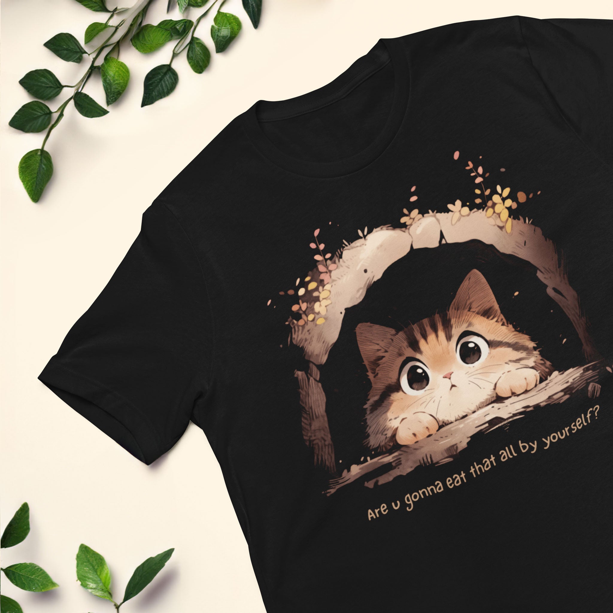 Are u gonna eat that all by yourself Cat Shirt Unisex